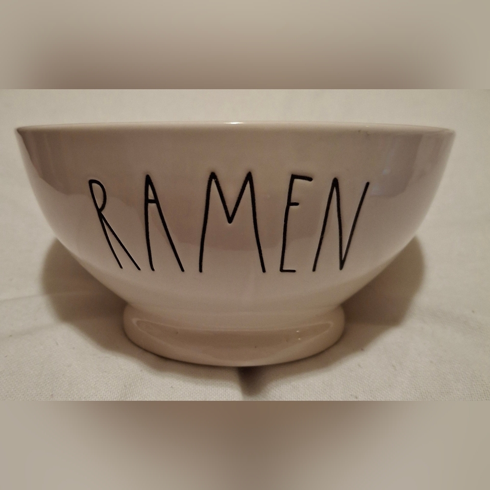 Rae Dunn Cream Ramen Bowl